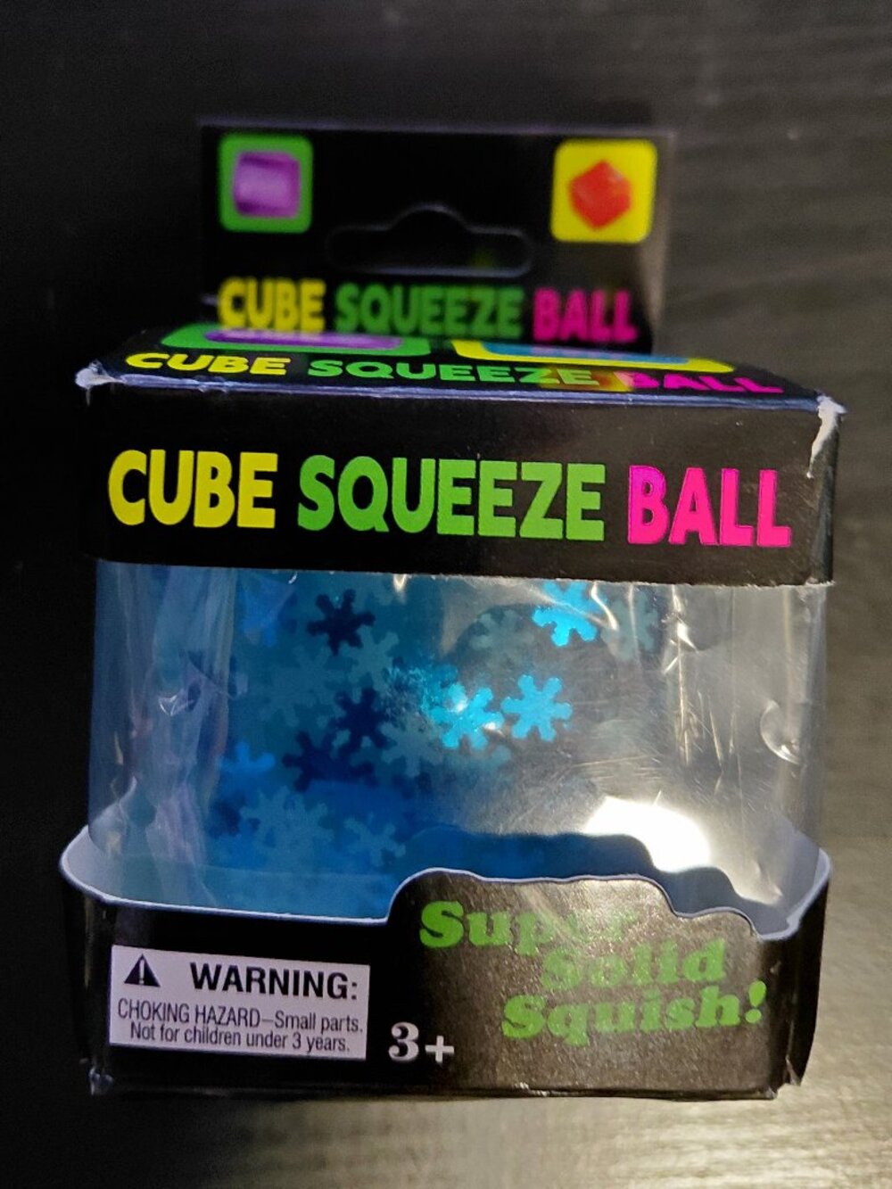 Snowflake Squeeze Cube... Sensory Fidget Toy... In Original Packaging